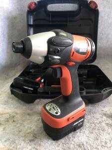 N-4480 【Black&Decker】コードレスインパクトドライバー　セット SX-5000 ブラックアンドデッカー バッテリー寿命