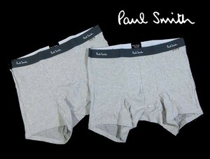 L火12740新品▼ 国内正規品!! ポールスミス ショート ボクサーパンツ 2枚セット 【 LL 】 ボクサーブリーフ Paul Smith 下着 グレー系