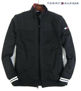 L月12723新品▼ トミーヒルフィガー 裏フリース スタンドカラーブルゾン 【 L 】 ブルゾン TOMMY HILFIGER 防風性 保温性 ブラック系