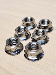 52-F* Ducati titanium alloy rear sprocket nut set parts number 74810461Apaniga-re, Diavel, Ducati bike great number interchangeable 