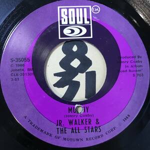 試聴 1966.年MODソウル・ジャズ 45 JR. WALKER & THE ALL STARS MUTINY / HOME COOKIN’ 両面NM 