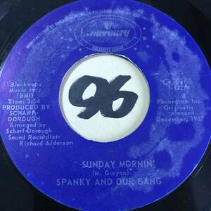 試聴 SPANKY AND OUR GANG SUNDAY WILL NEVER BE THE SAME / SUNDAY MORNIN’ 両面EX+