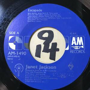 試聴 JANET JACKSON ESCAPADE VOCAL VG++ / INST EX