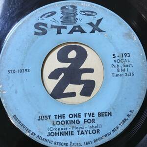 試聴 JOHNNIE TAYLOR JUST THE ONE I’VE BEEN LOOKING FOR / I Got To Love Somebody's Baby 両面VG SOUNDS VG(+) 