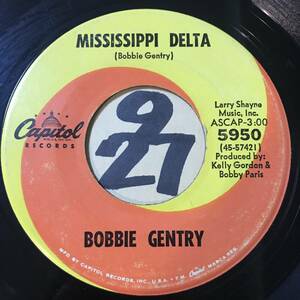 試聴 スワンプ・ロック・クラシック 45 BOBBIE GENTRY MISSISSIPPI DELTA 両面EX SOUNDS EX+ 