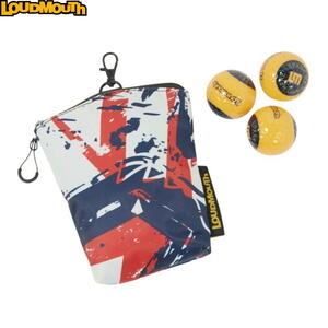 ★Loudmouth ラウドマウス LM-BC0002 ボールポーチ ゴルフボール3球付き Urban Patriot アーバンパトリオット(298)★送料無料★