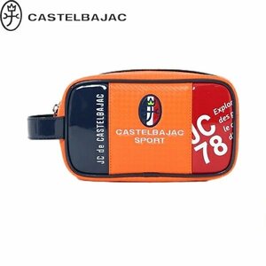 ★CASTELBAJAC カステルバジャック CBZ030B ポーチ（オレンジ）小物ケース 7233181308★