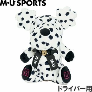 1円★M・U SPORTS MUスポーツ 703H6508 ドライバー用ヘッドカバー IVO（アイボリー）肉球デザイン★送料無料★