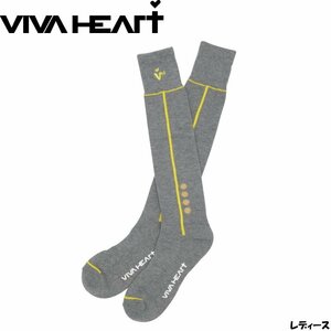 1円★VIVA HEART ビバハート 013-46862 レディース ハイソックス（グレー）靴下★送料無料★