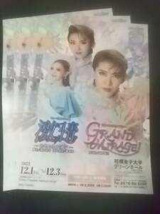 花組ツアー「激情ーホセとカルメンー/GRAND MIRAGE!」相模 ３枚：永久輝せあ 星空美咲 凪七瑠海(専科) ｜宝塚歌劇チラシ