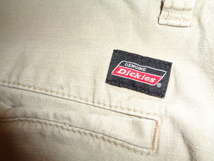 b564◆DENUINE Dickies ワークショーツ◆ディッキーズ GR622RDS size34 ベージュ系 リップストップ マルチポケット ストレッチ入 ハーフ_画像8