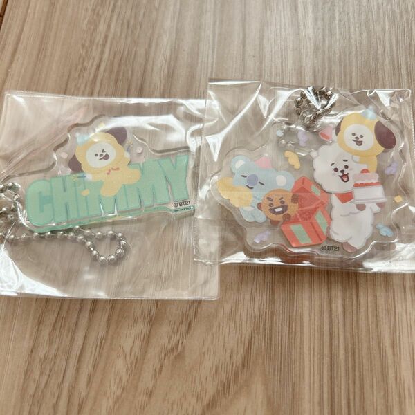 新品未開封！BT21＊PLANET アクリルキーホルダー 2点セット