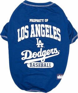 【Lサイズ】大谷翔平 MLB メジャーリーグ オフィシャル ロサンゼルスドジャース Tシャツ ペット用 Los Angeles Dodgers Dog Cat TShirt