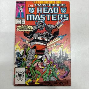 a1224-19. иностранная книга American Comics TRANSFORMERS HEAD MASTERS VOL1 NO1 1 шт. Marvel Comicsma- bell Transformer хобби комиксы 