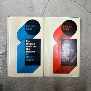 a1230-6.洋書 Edward Shils center and periphery essays in Marco-sociology 他 2冊 エッセイ マクロ 社会学 エドワード・シルス Chicago