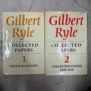 a1230-9.洋書 Gilbert Ryle COLLECTED PAPERS 1,2 2冊 BARNES&NOBLE エッセイ ギルバート・ライル イギリス 哲学 