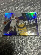 NBAカード PANINI PRIZM KAWHI LEONARDシルバーPRIZM EXPRESS LANE_画像1