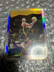 NBAカード PANINI HOOPS Stephen Curry ホロ ACTIVE FREE THROW LEADER