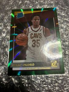 NBAカード PANINI DONRUSS ISAAC OKORO RC グリーンレーザーパラレル