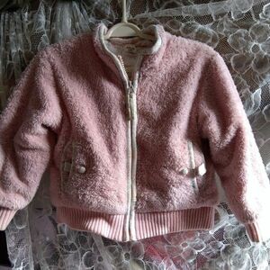 ボア ジャケット ブルゾン　ピンク　110　女の子　子供服