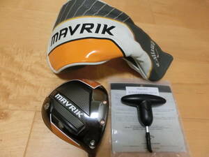 callaway MAVRIK DRIVER 1W 10.5度　ヘッドのみ キャロウエイ マーベリック ドライバー　ヘッドカバー、レンチ付き