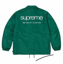 XXL★ 【新品】Supreme Nyc Coaches Jacket Greenシュプリーム NYC コーチ ジャケット グリーン_画像3