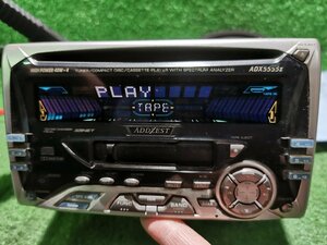 ☆☆ADDZEST アゼスト ADX5555Z ラジオ CD カセットテープ スペアナ グライコ ネオクラ