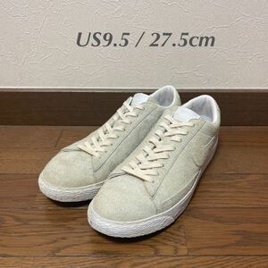 12年製 NIKE BLAZER LOW FRAGMENT SP ナイキ ブレザー ロー フラグメント US 9.5 27.5 cm 677242-110 the pool aoyama 藤原ヒロシ HF