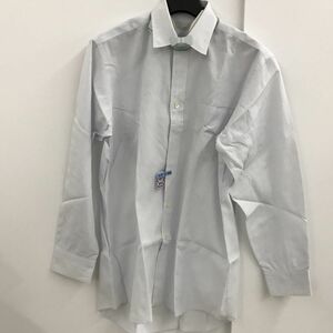 Aquascutum アクアスキュータム Yシャツ 長袖 ジャケット ブルー系 Size 39-82[N9976]