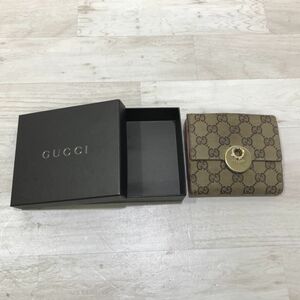 GUCCI グッチ GGキャンバス 折財布 120935 GG柄 ライトピンク[N0186]