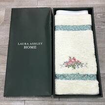 【LAURA ASHLEY/ローラアシュレイ】長方形 テーブルクロス/バスマット セット 未使用品【箱有】★5949_画像2