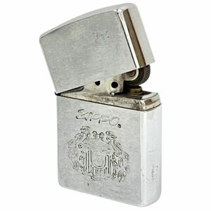 【Zippo/ジッポー】ロゴ オイルライター シルバー★5770