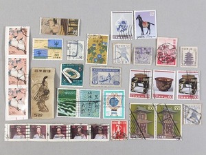  used . stamp large amount various various together 309 pieces set postage nationwide equal 370 jpy 