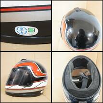 【C】　Arai　RAPIDE　SNELL85　59.60㎝　アライ　パライド　ヘルメット　フルフェイス　ヴィンテージ　ジャンク品_画像9