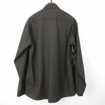 19SS marka マーカ WOOL MOHAIR TROPICAL ZIP SHIRTS モヘヤ混 ウール 長袖 ダブルジップ シャツ ジャケット DARK BROWN 2_画像2