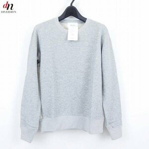 15AW 15FW The Letters レターズ Side Reversed Crew Neck Sweat コットン モダール 長袖 サイドリバース スウェット LIGHT GRAY S