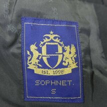 SOPHNET. ソフネット SOPH ソフ ウール 3B ジャケット パンツ スーツ セットアップ BLACK S_画像4