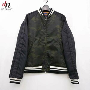 16SS SOPHNET. ソフネット SOPH ソフ REVERSIBLE SOUVENIR JACKET カモフラ迷彩リバーシブル スカジャン ジャケット ブルゾン CAMOUFLAGE L