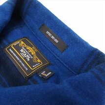 12AW 12FW WTAPS ダブルタップス VATOS L/S ウール 長袖 チェック シャツ BLUE S_画像5