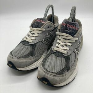 [Ранг BC] Сделано в США (9556) Кроссовки New Balance 22.5см 990 серый