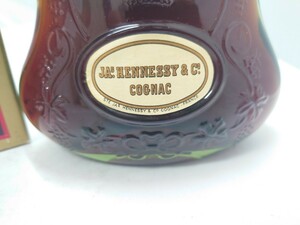 【同梱可】　ヘネシー　Hennessy　JAs XO　箱付　グリーン　ボトル　金キャップ　700ml　ブランデー　コニャック 　未開栓　古酒