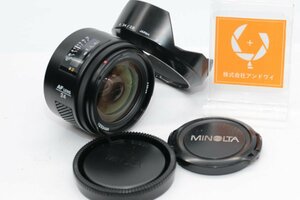 同梱歓迎【良品/動作品】MINOLTA ミノルタ AF 24MM F2.8 (SONY Aマウント） #4346