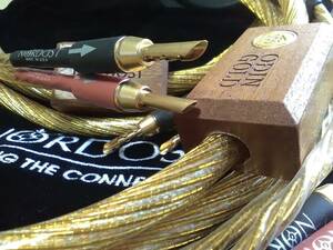 Nordost Odin Gold☆ 5N OFC 50Mシルバープレート スピーカーケーブル 3.0Mペア