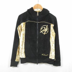 24karats ベロア ジャージ パーカー ジャケット sizeS/24カラッツ 1202