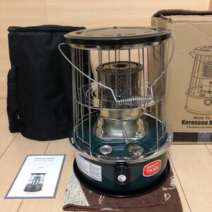 Kerosene heater 携小型石油ストーブ TS -77F 油タンク容量 ：6.0L 手動 点火 色：ダークグリーン　アウトドア TANK 