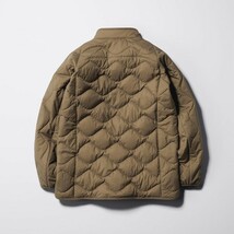 UNIQLO WHITE MOUNTAINEERING リサイクルハイブリッドダウンジャケット XLサイズ ブラウン 2023年モデル_画像2