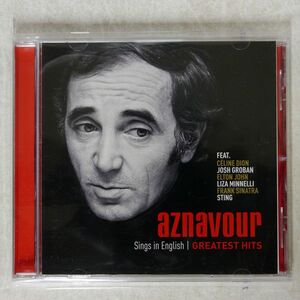 AZNAVOUR/SINGS IN ENGLISH | GREATEST HITS/BARCLAY 3786841 CD □