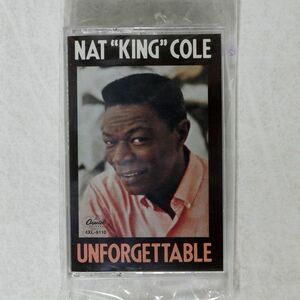 NAT KING COLE/UNFORGETTABLE/CAPITOL 4XL9110 カセット □