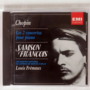 SAMSON FRANCOIS/CHOPIN : LES 2 CONCERTOS POUR PIANO/EMI CLASSICS CDC7475572 CD □