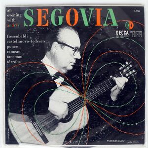 米 ANDRS SEGOVIA/AN EVENING WITH /DECCA DL9733 LP